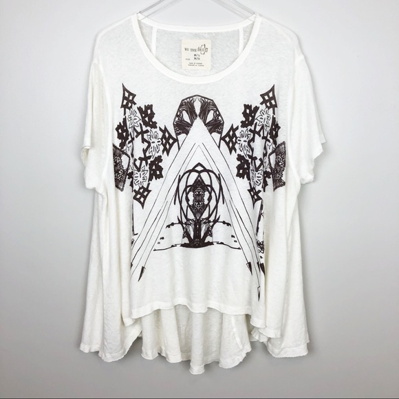 Free People Tops - Free People | Circle In The Sand Graphic Tee M/L